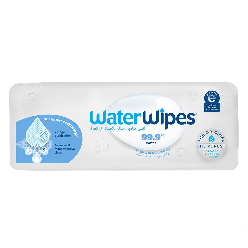 WaterWipes Original Plastic Free Baby Wipes, 9 Packs Each of 60 Unscented Wet Wipes - Easy Pharmacy LLC