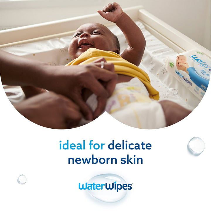 WaterWipes Original Plastic Free Baby Wipes, 12 Packs Each of 60 Unscented Wet Wipes - Easy Pharmacy LLC
