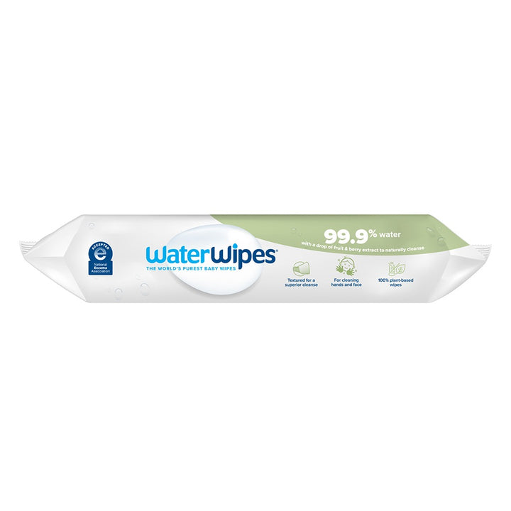 WaterWipes Plastic Free Textured Clean Toddler & Baby Wipes, Pack of 60 Unscented Wet Wipes - Easy Pharmacy LLC