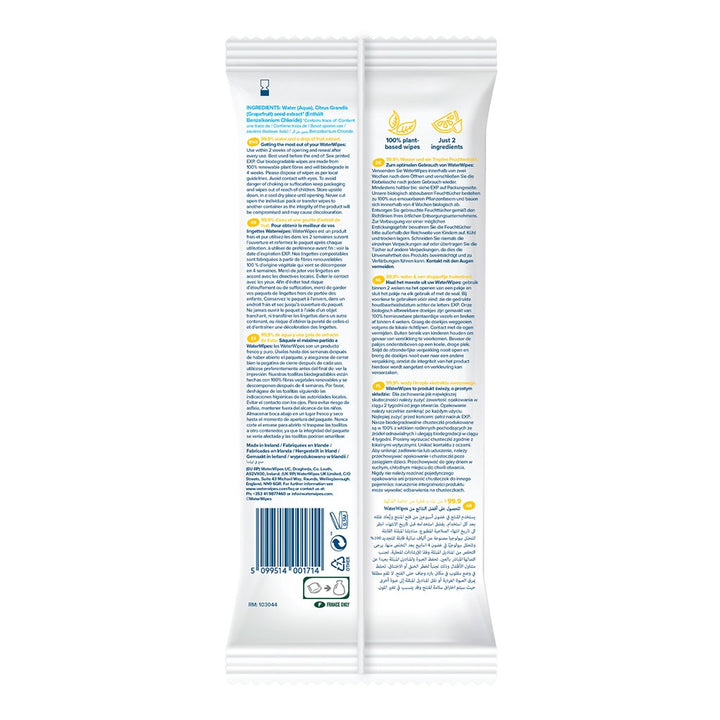 WaterWipes Plastic Free Textured XL Bathing Toddler & Baby Wipes, Pack of 16 Unscented Wet Wipes - Easy Pharmacy LLC