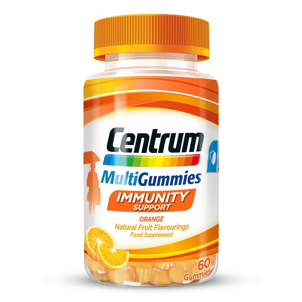 Centrum MultiGummies For Immunity Support, Orange Flavor, Pack of 60's - Easy Pharmacy LLC