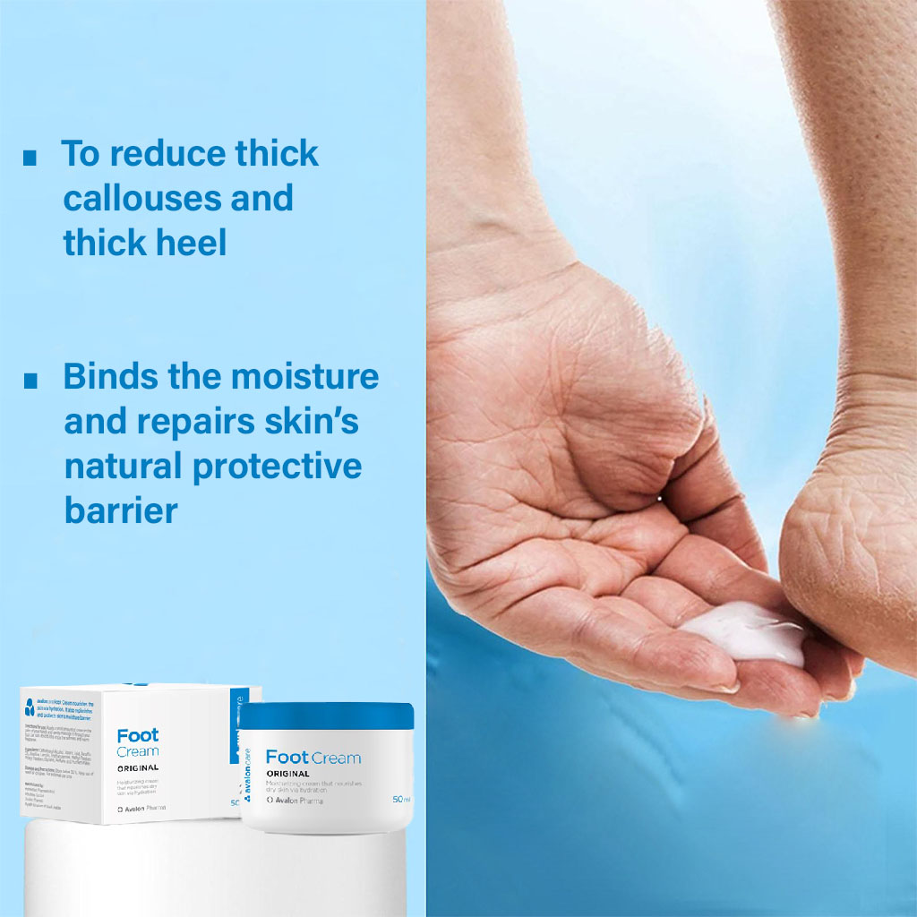 Avalon Care Moisturizing Foot Cream 50ml - Easy Pharmacy LLC