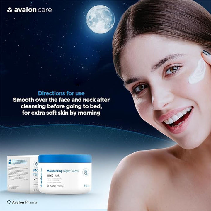 Avalon Care Original Moisturizing Anti-Aging Night Cream 50ml - Easy Pharmacy LLC