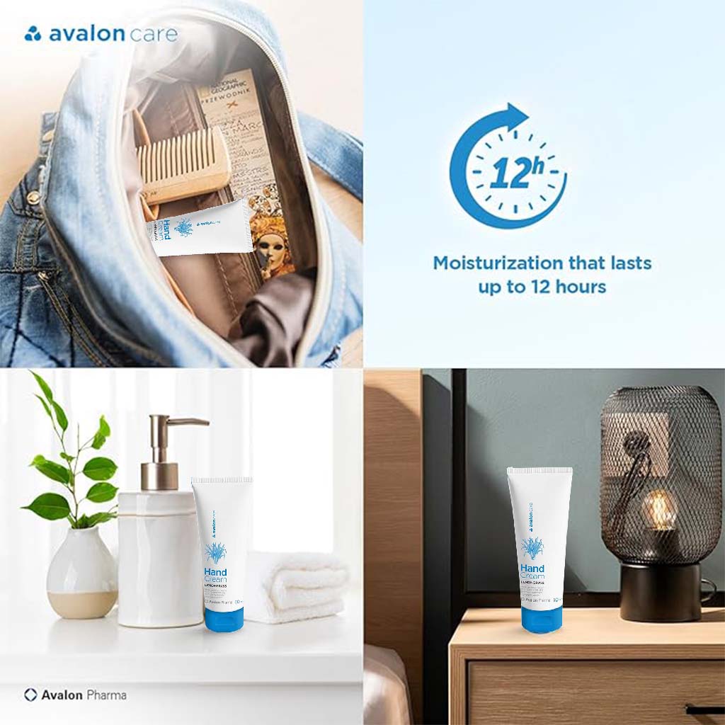 Avalon Care Lemongrass Moisturizing Hand Cream For Dry Hands 50ml - Easy Pharmacy LLC