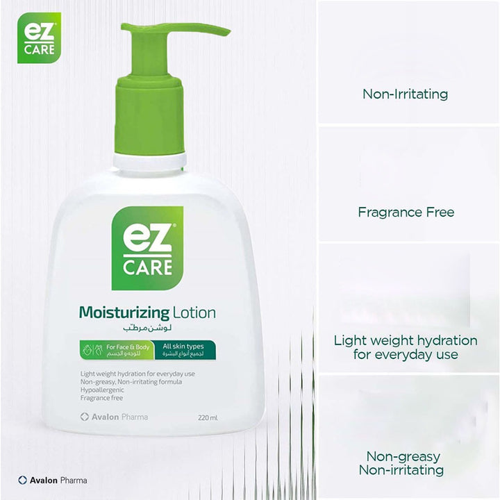 Avalon Ez Care Moisturizing Lotion For Face & Body 220ml - Easy Pharmacy LLC