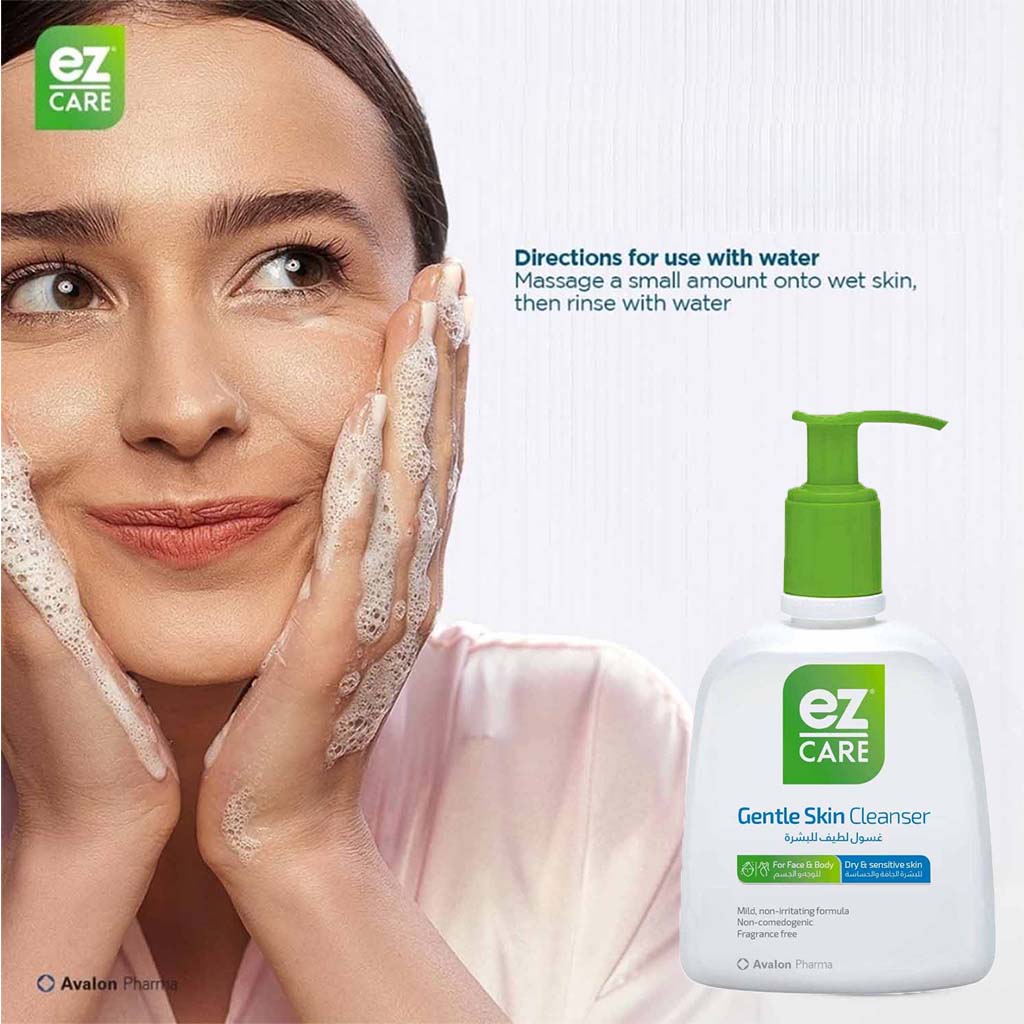 Avalon Ez Care Gentle Skin Face & Body Cleanser For Dry & Sensitive Skin 220ml - Easy Pharmacy LLC