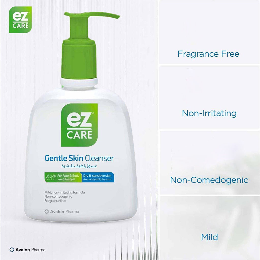 Avalon Ez Care Gentle Skin Face & Body Cleanser For Dry & Sensitive Skin 220ml - Easy Pharmacy LLC