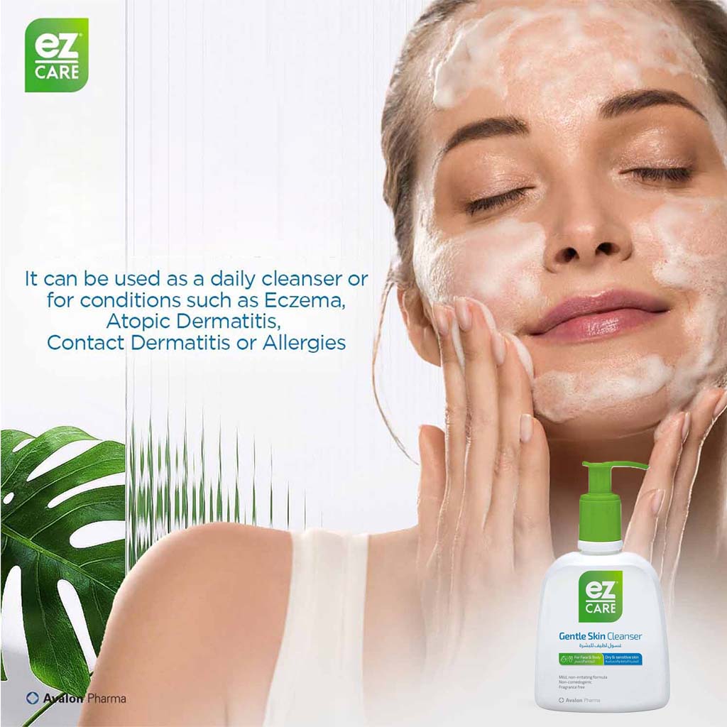Avalon Ez Care Gentle Skin Face & Body Cleanser For Dry & Sensitive Skin 220ml - Easy Pharmacy LLC