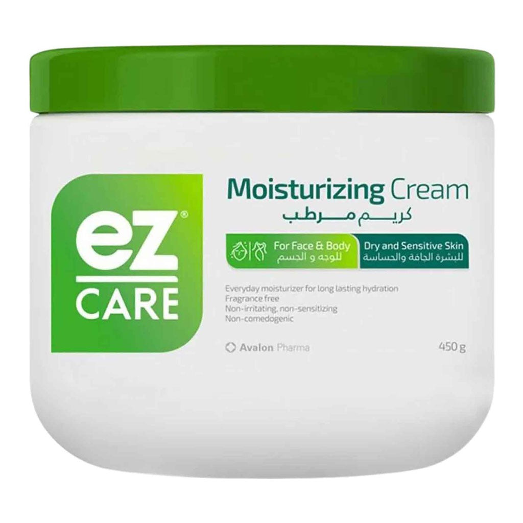 Avalon Ez Care Moisturizing Cream, Face & Body Moisturizer For Dry & Sensitive Skin 450g - Easy Pharmacy LLC
