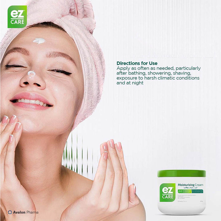 Avalon Ez Care Moisturizing Cream, Face & Body Moisturizer For Dry & Sensitive Skin 450g - Easy Pharmacy LLC