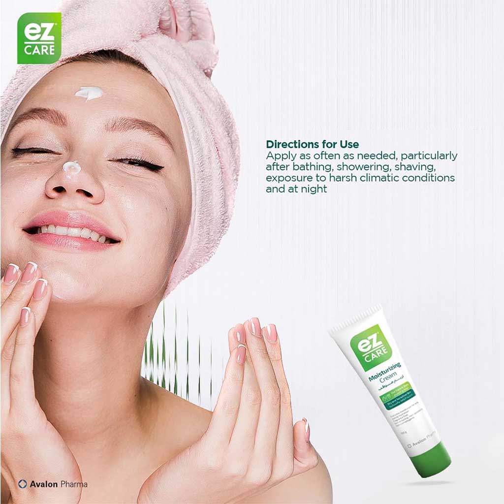 Avalon Ez Care Moisturizing Cream, Face & Body Moisturizer For Dry & Sensitive Skin 100g - Easy Pharmacy LLC