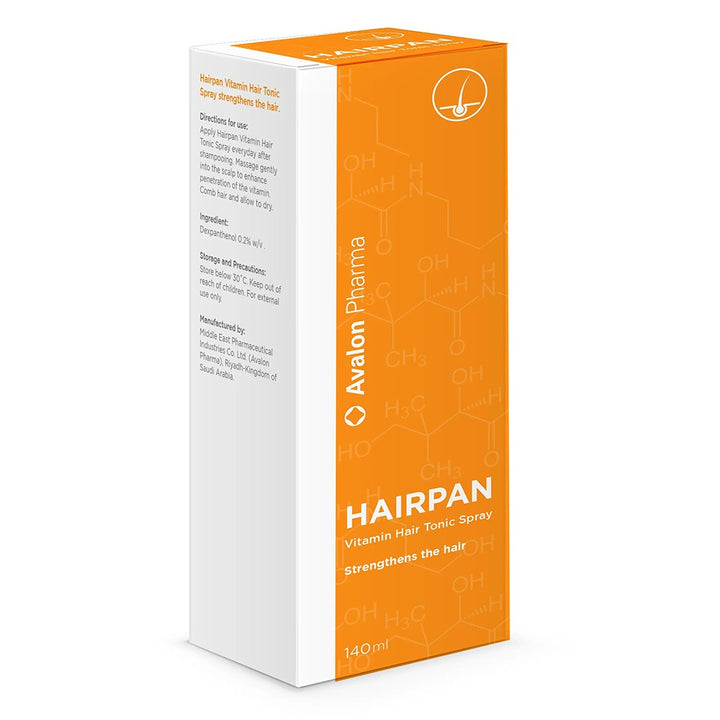 Avalon Hairpan Vitamin Hair Tonic Spray With Dexpanthenol For Damaged Hair 140ml - Easy Pharmacy LLC