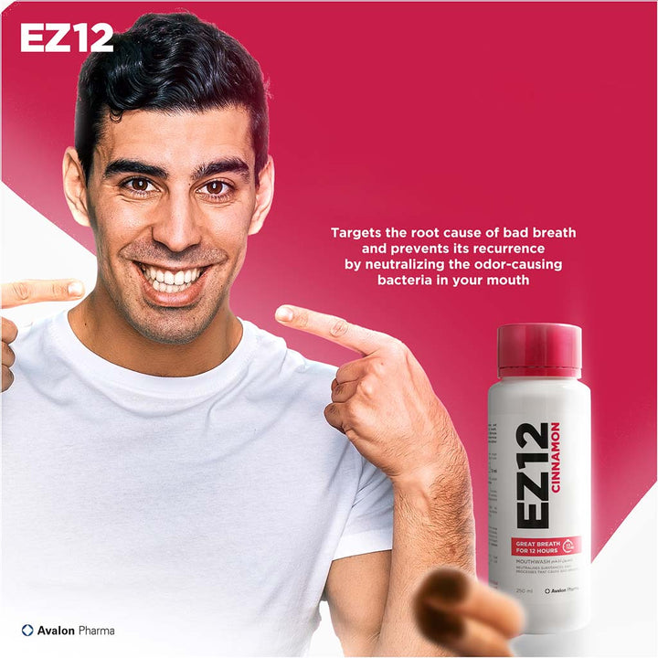 Avalon Ez12 Cinnamon Mouthwash For Pleasant Breath 250ml - Easy Pharmacy LLC