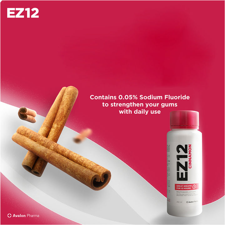 Avalon Ez12 Cinnamon Mouthwash For Pleasant Breath 250ml - Easy Pharmacy LLC