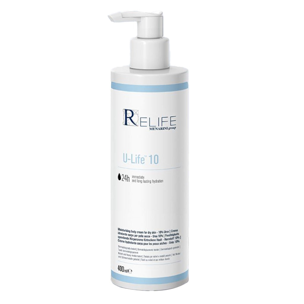 Relife U-Life 10 Moisturising Body Cream With 10% Urea For Dry Skin 400ml - Easy Pharmacy LLC