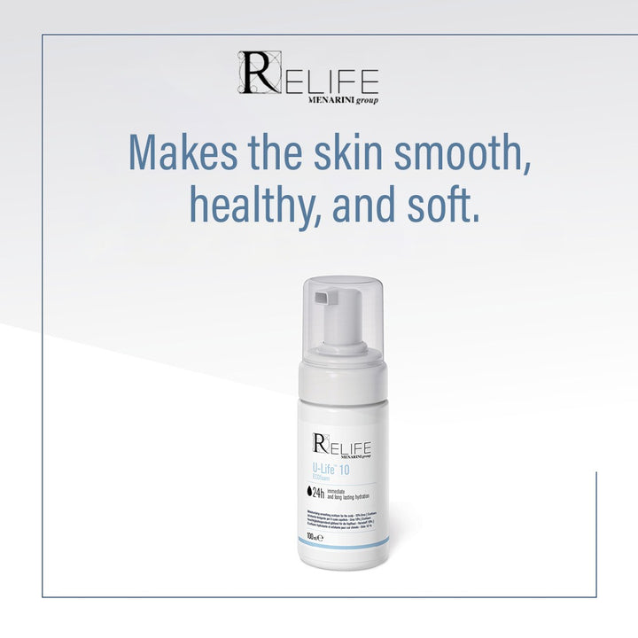 Relife U-Life 10 Moisturizing & Smoothing Ecofoam With 10% Urea For Dry & Flaky Scalp 100ml - Easy Pharmacy LLC