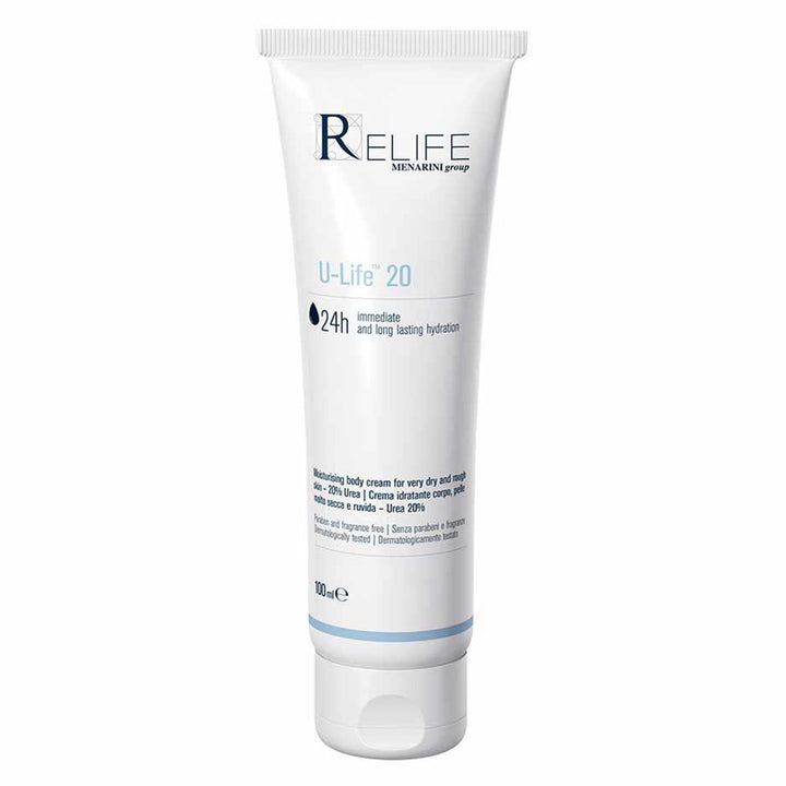 Relife U-Life 20 Moisturising Body Cream With 20% Urea For Very Dry & Rough Skin 100ml - Easy Pharmacy LLC