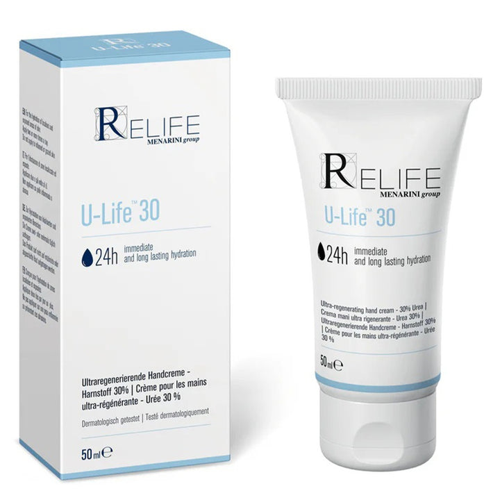 Relife U-Life 30 Ultra Regenerating Hand Cream With 30% Urea 50ml - Easy Pharmacy LLC