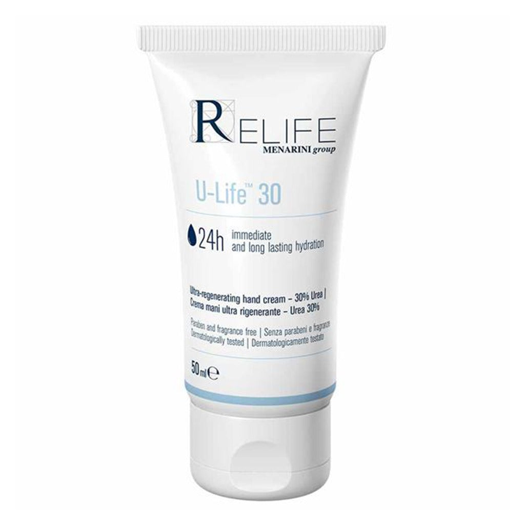 Relife U-Life 30 Ultra Regenerating Hand Cream With 30% Urea 50ml - Easy Pharmacy LLC