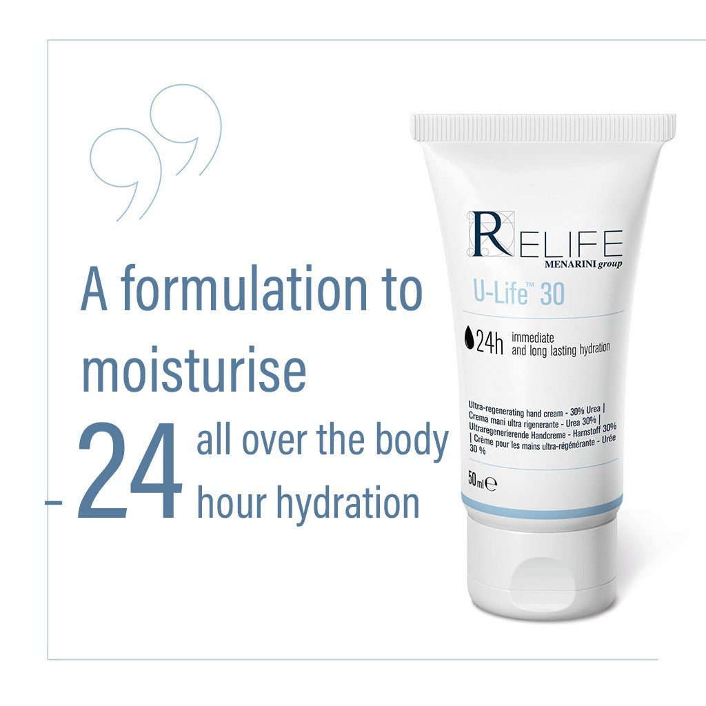 Relife U-Life 30 Ultra Regenerating Hand Cream With 30% Urea 50ml - Easy Pharmacy LLC