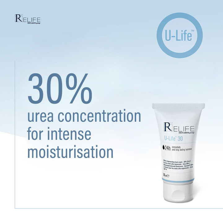 Relife U-Life 30 Ultra Regenerating Hand Cream With 30% Urea 50ml - Easy Pharmacy LLC