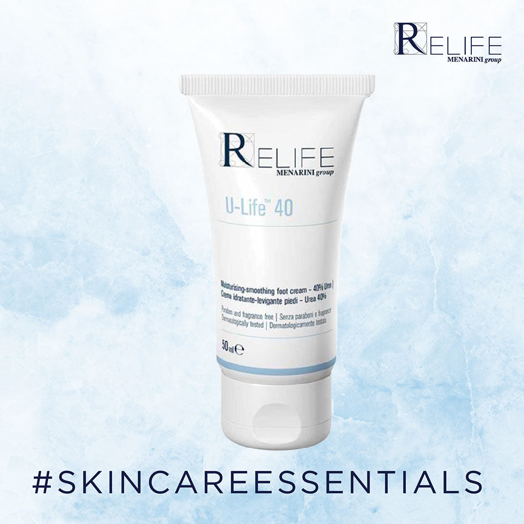 Relife U-Life 40 Moisturizing & Smoothing Foot Cream With 40% Urea 50ml - Easy Pharmacy LLC