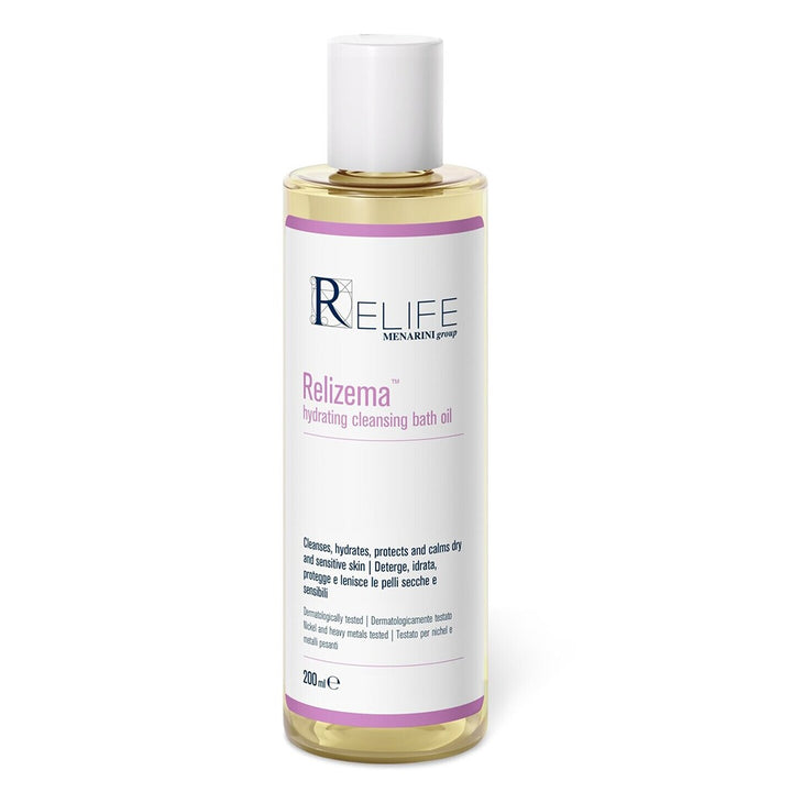 Relife Relizema Hydrating Cleansing Bath Oil For Dry & Sensitive Skin 200ml - Easy Pharmacy LLC