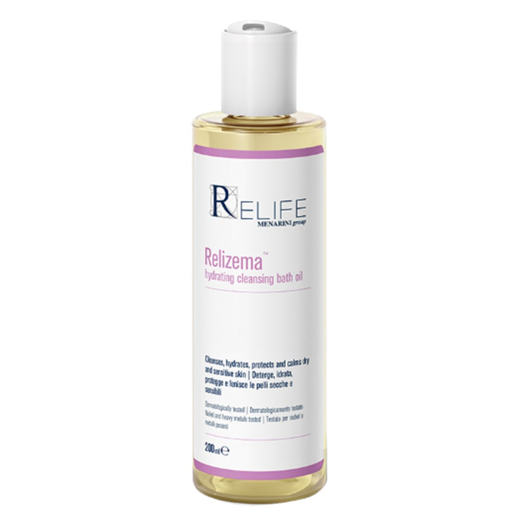 Relife Relizema Hydrating Cleansing Bath Oil For Dry & Sensitive Skin 200ml - Easy Pharmacy LLC