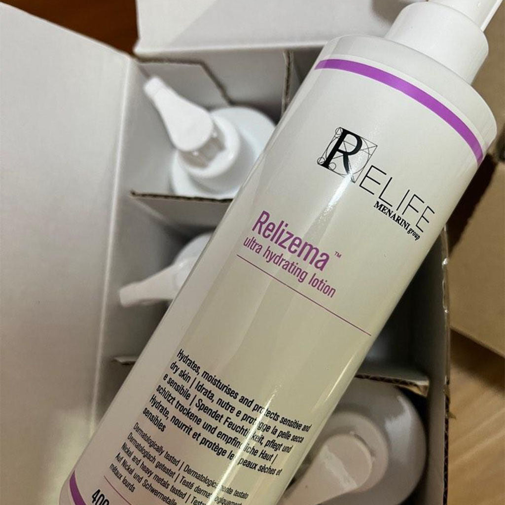 Relife Relizema Ultra Hydrating Lotion For Adults & Children With Dry, Sensitive & Eczema Prone Skin 400ml - Easy Pharmacy LLC