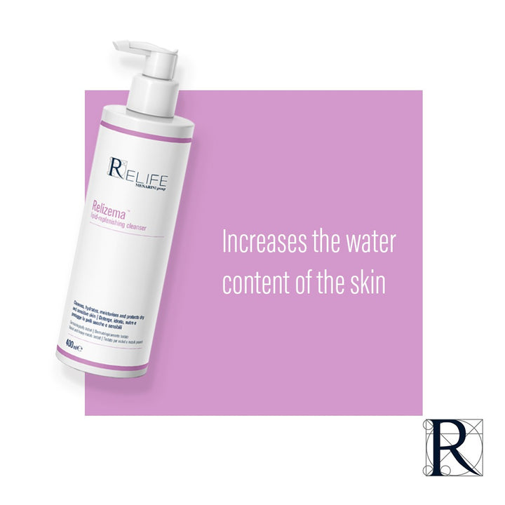 Relife Relizema Lipid-Replenishing Cleanser For Dry & Sensitive Skin 400ml - Easy Pharmacy LLC