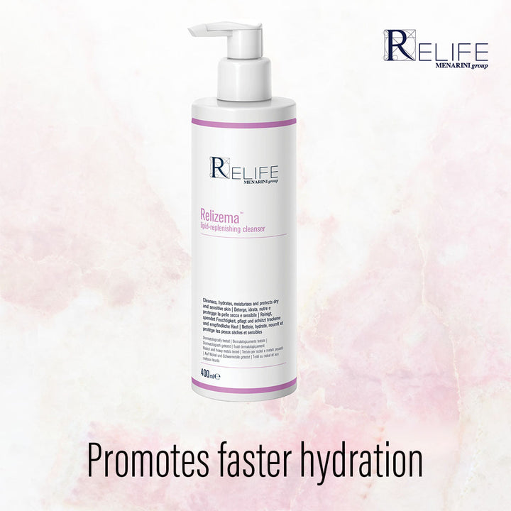 Relife Relizema Lipid-Replenishing Cleanser For Dry & Sensitive Skin 400ml - Easy Pharmacy LLC