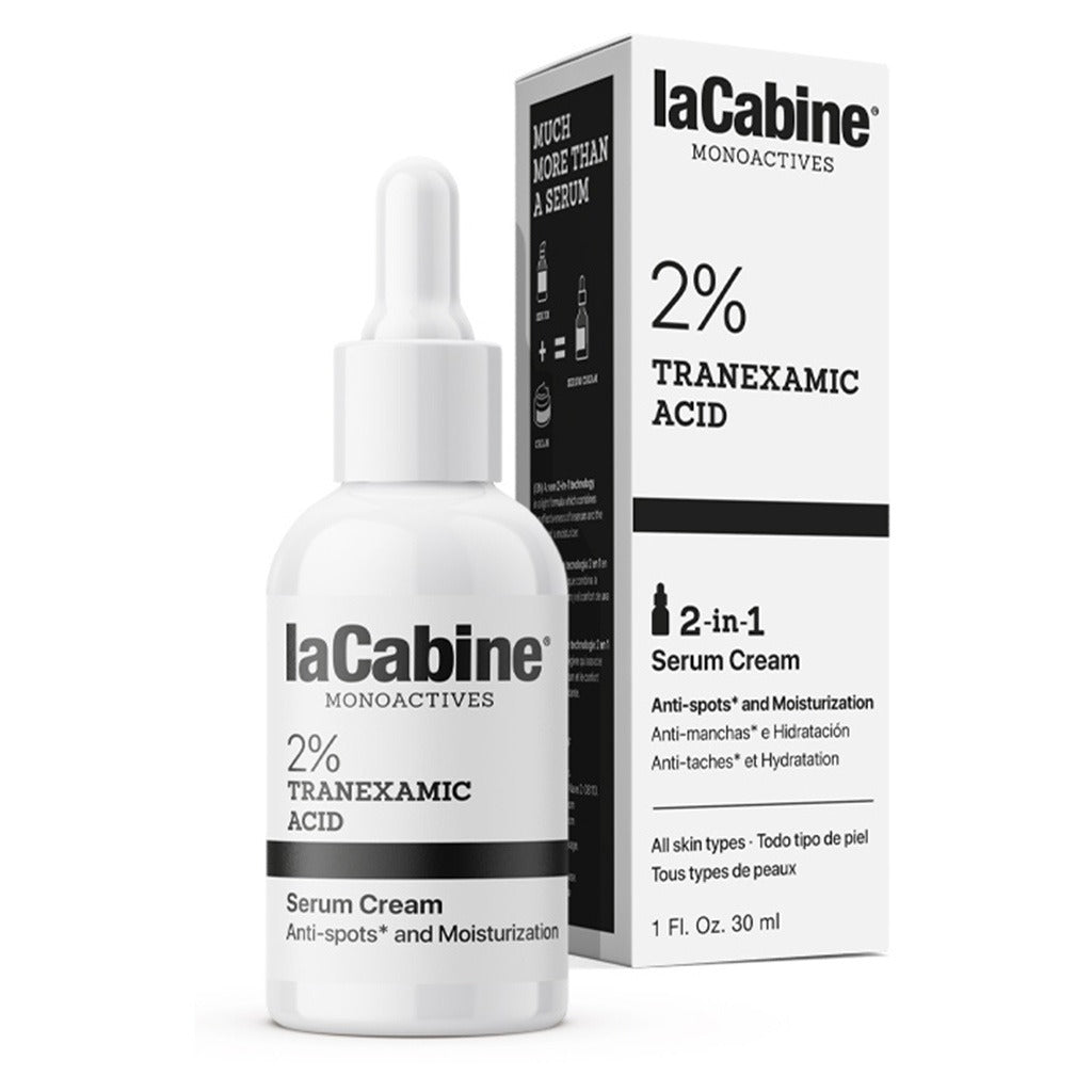 LaCabine Monoactives 2% Tranexamic Acid 2-In-1 Anti-spots And Moisturizing Serum Cream For All Sin Types 30ml - Easy Pharmacy LLC