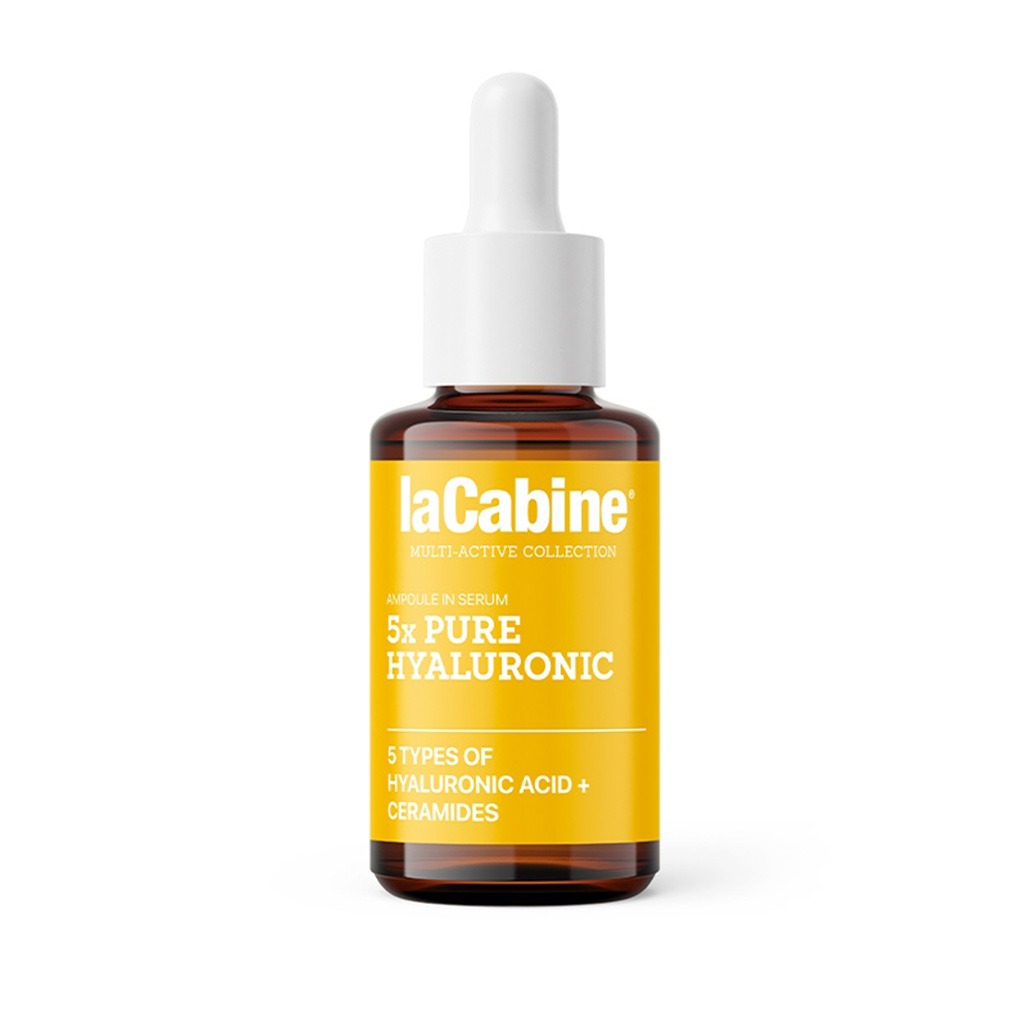 LaCabine Monoactive 5X Pure Hyaluronic Hydrating Ampoule In Serum For All Skin Types 30ml - Easy Pharmacy LLC