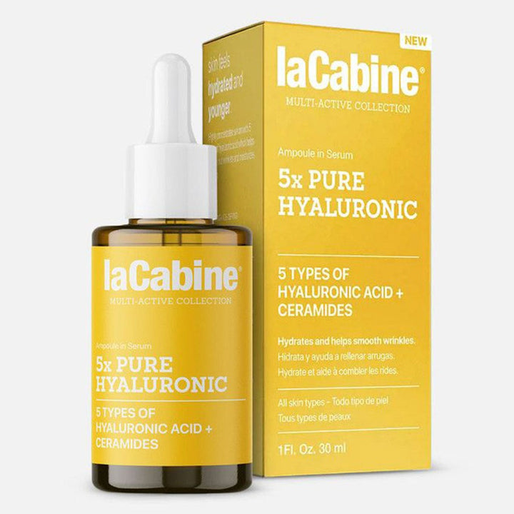 LaCabine Monoactive 5X Pure Hyaluronic Hydrating Ampoule In Serum For All Skin Types 30ml - Easy Pharmacy LLC