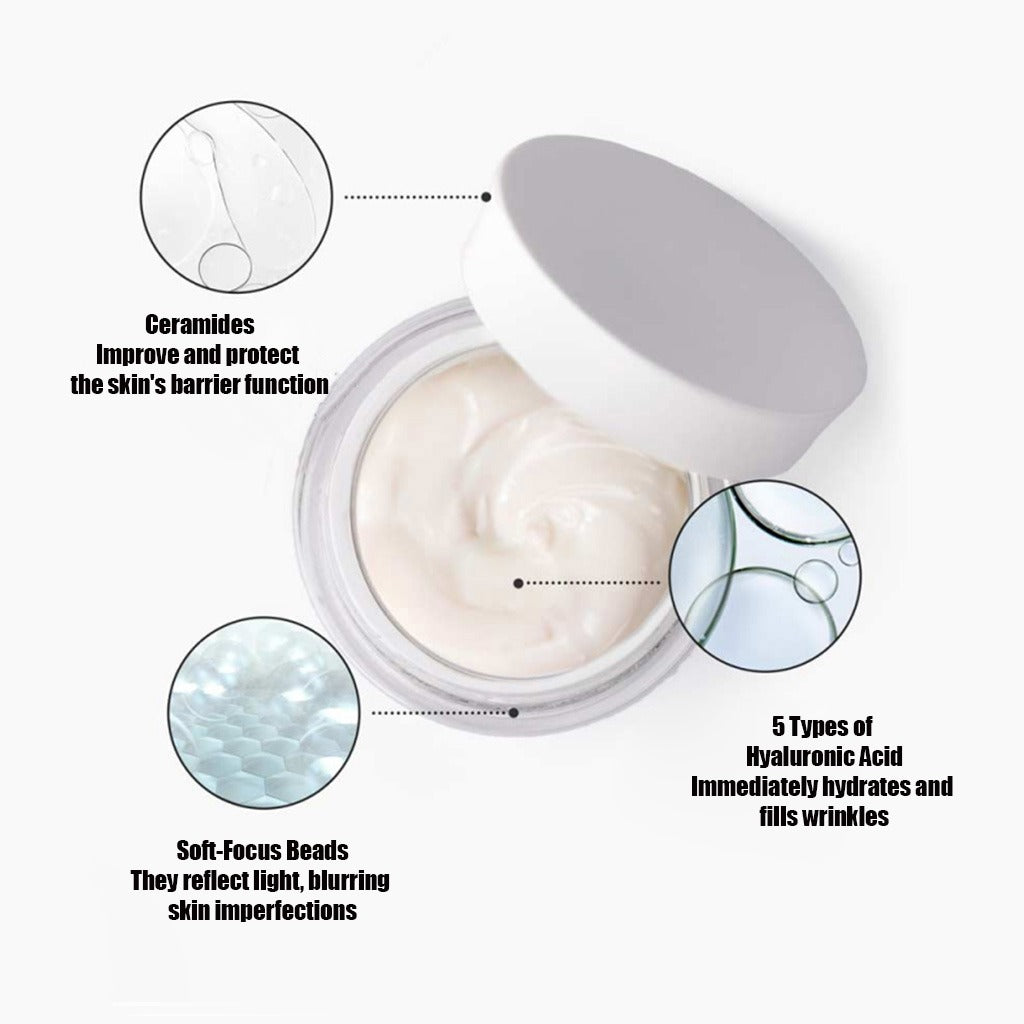 LaCabine 5X Hyaluronic Moisturizing and Plumping Face Cream For All Skin Types 50ml - Easy Pharmacy LLC