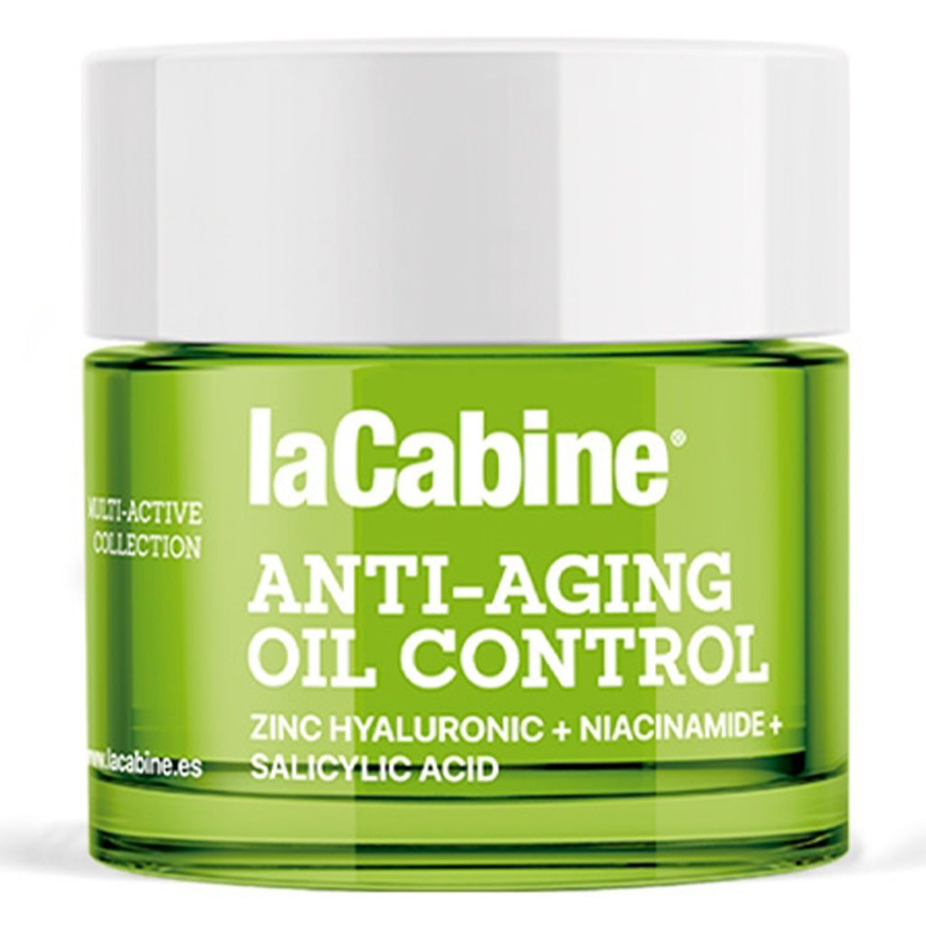 LaCabine Anti-Aging Oil Control Facial Gel Cream With Zinc Hyaluronic, Niacinamide & Salicylic Acid For Oily Skin 50ml - Easy Pharmacy LLC