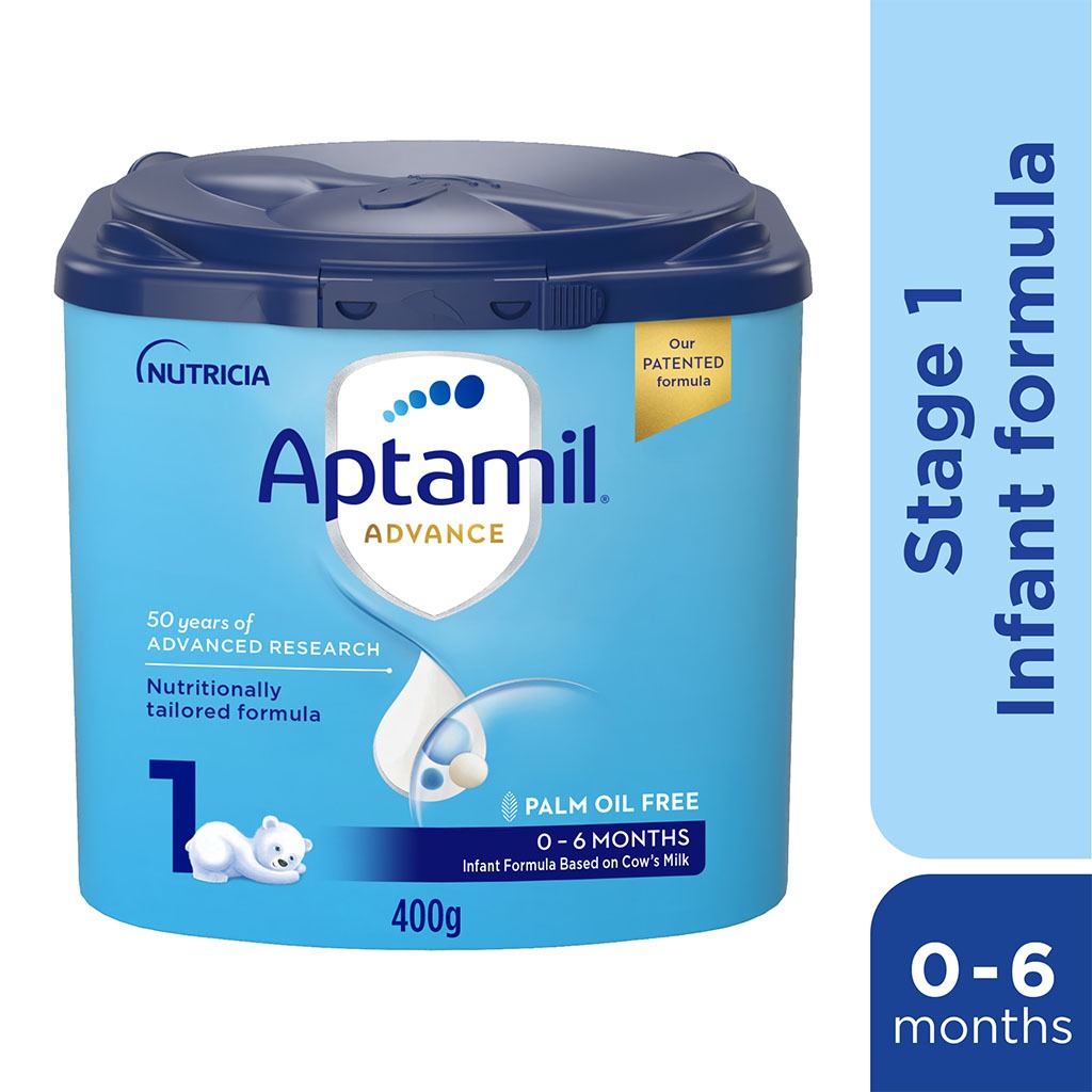 Aptamil Advance Stage 1 Palm Oil Free Baby Milk Formula For 0 To 6 Months 400g - Easy Pharmacy LLC