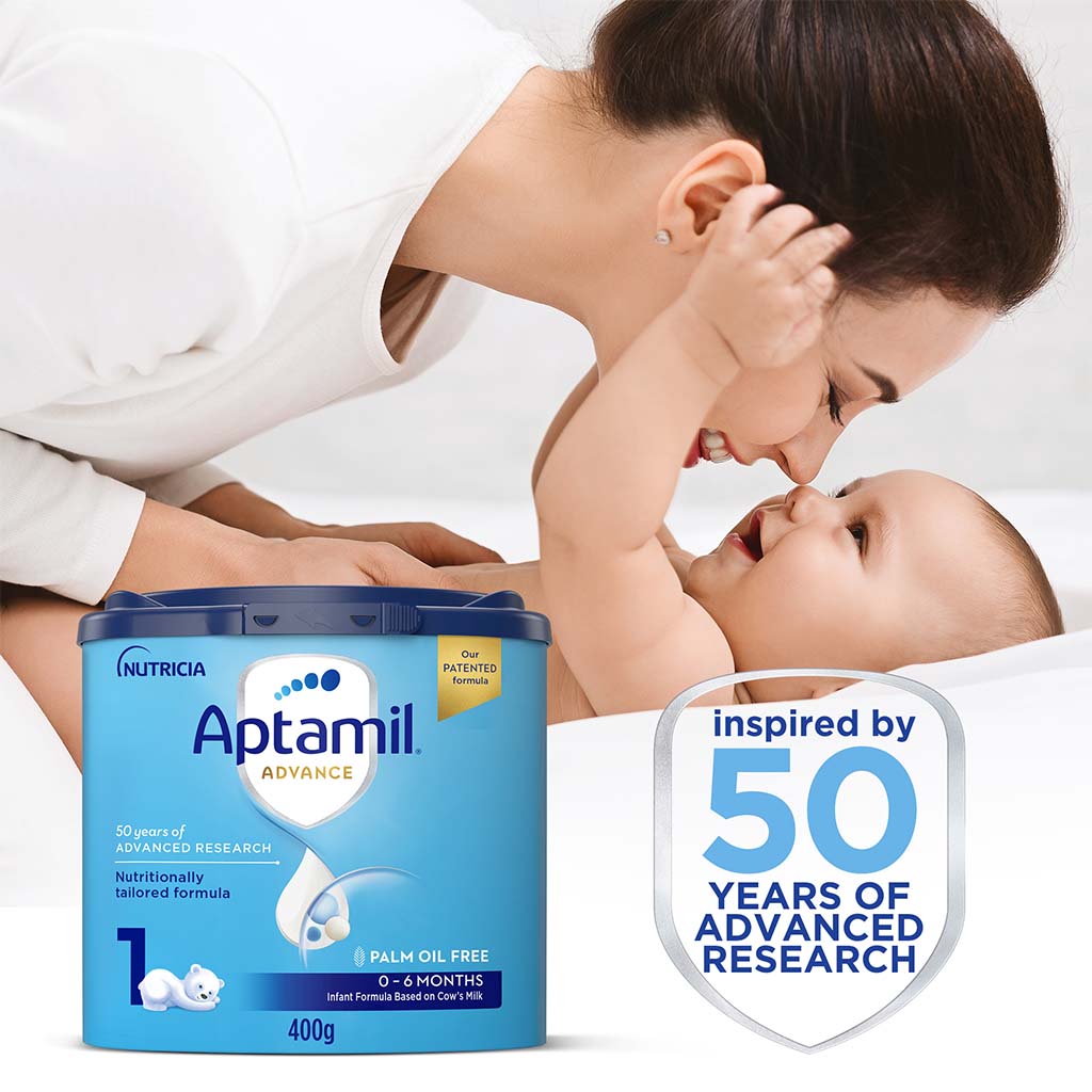 Aptamil Advance Stage 1 Palm Oil Free Baby Milk Formula For 0 To 6 Months 400g - Easy Pharmacy LLC