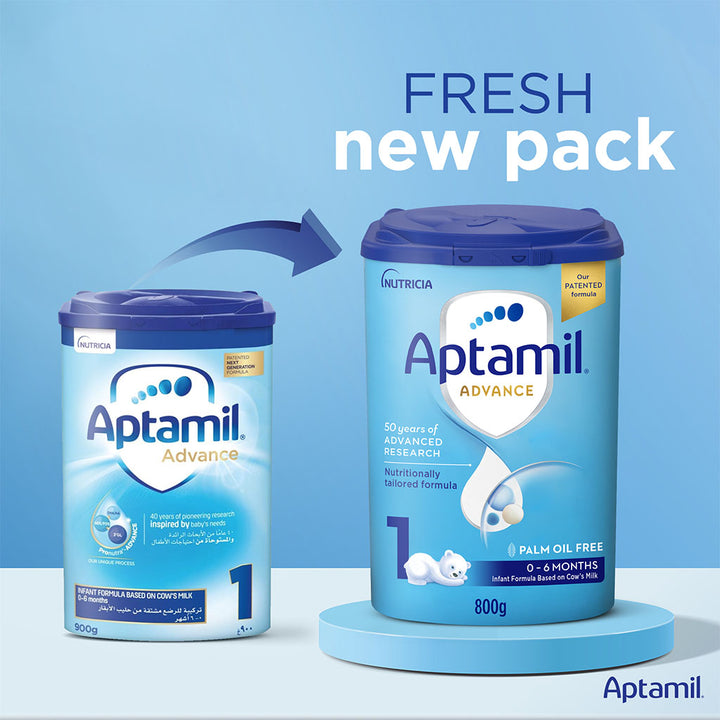 Aptamil Advance Stage 1 Palm Oil Free Baby Milk Formula For 0 To 6 Months 800g - Easy Pharmacy LLC