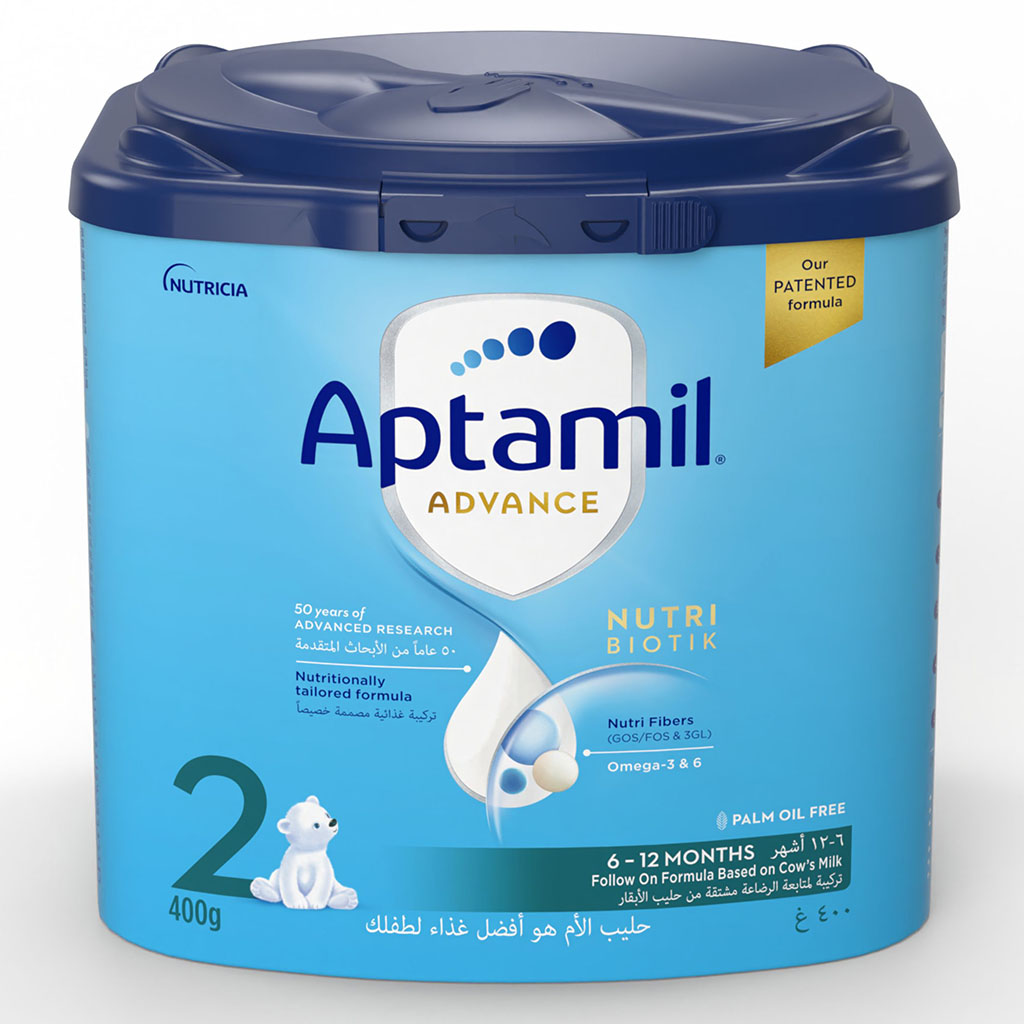 Aptamil Advance Stage 2 Palm Oil Free Infant Milk Formula For 6 To 12 Months 400g - Easy Pharmacy LLC