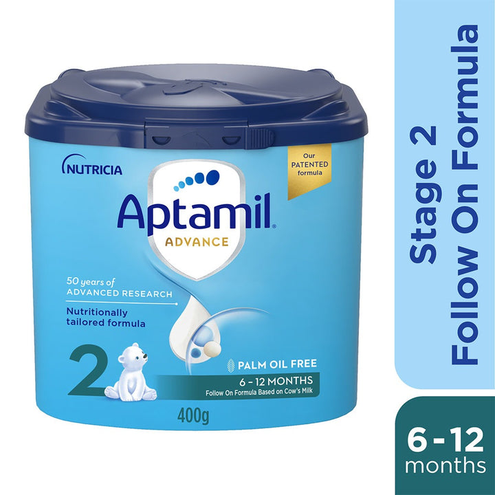 Aptamil Advance Stage 2 Palm Oil Free Infant Milk Formula For 6 To 12 Months 400g - Easy Pharmacy LLC