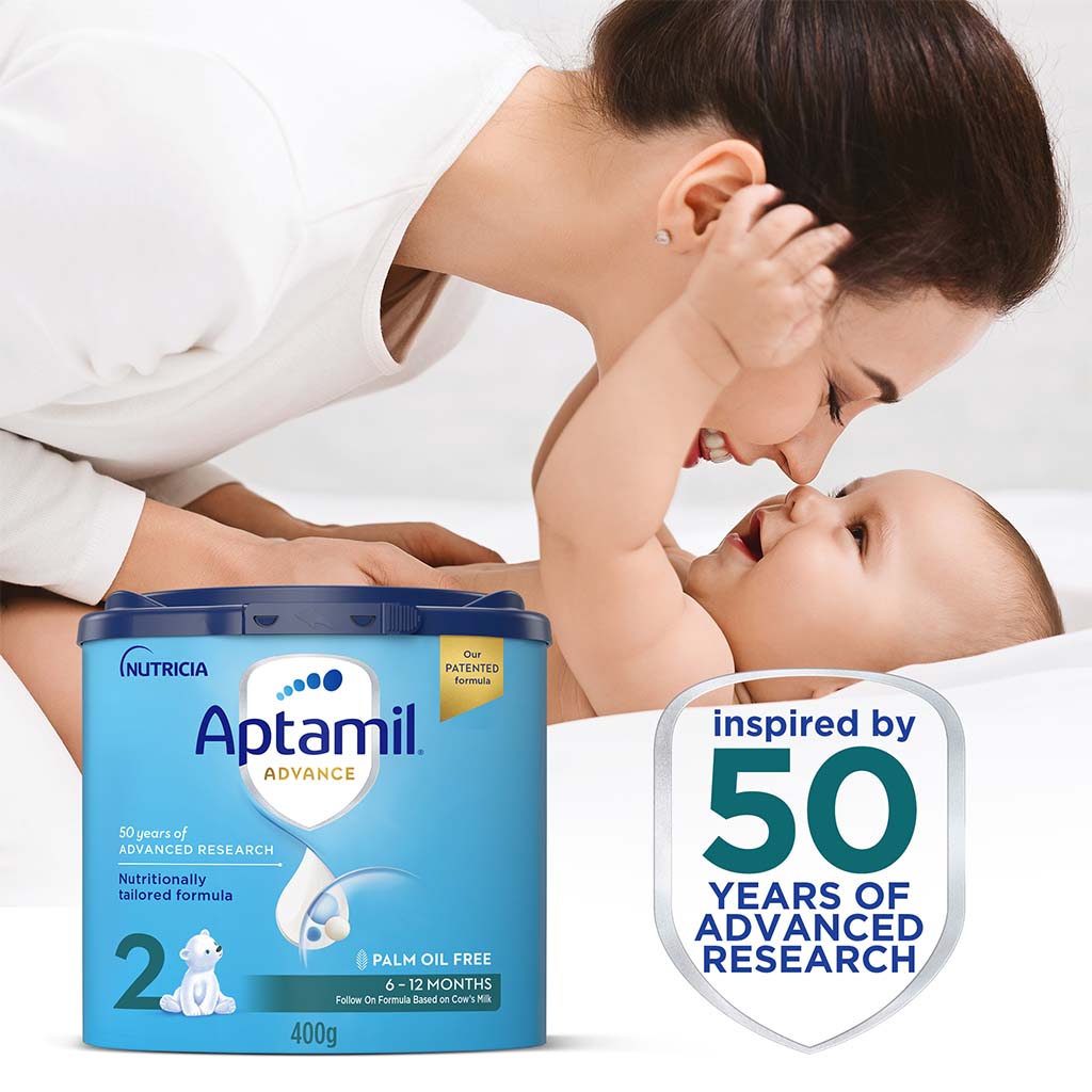 Aptamil Advance Stage 2 Palm Oil Free Infant Milk Formula For 6 To 12 Months 400g - Easy Pharmacy LLC