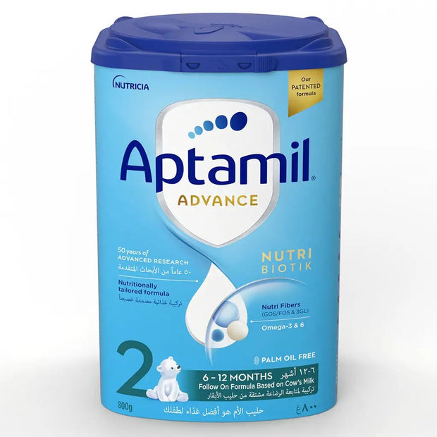 Aptamil Advance Stage 2 Palm Oil Free Infant Milk Formula For 6 To 12 Months 800g