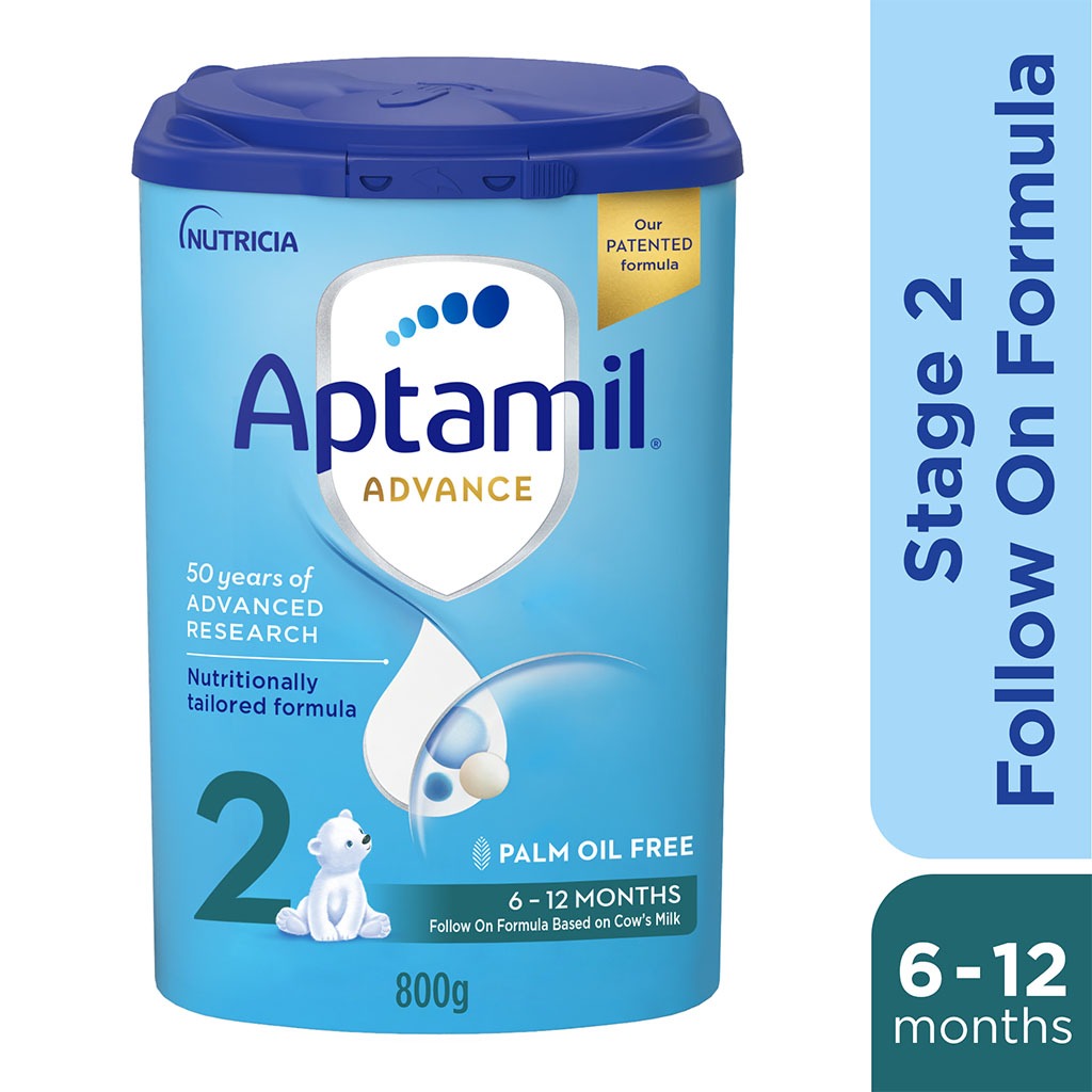 Aptamil Advance Stage 2 Palm Oil Free Infant Milk Formula For 6 To 12 Months 800g - Easy Pharmacy LLC