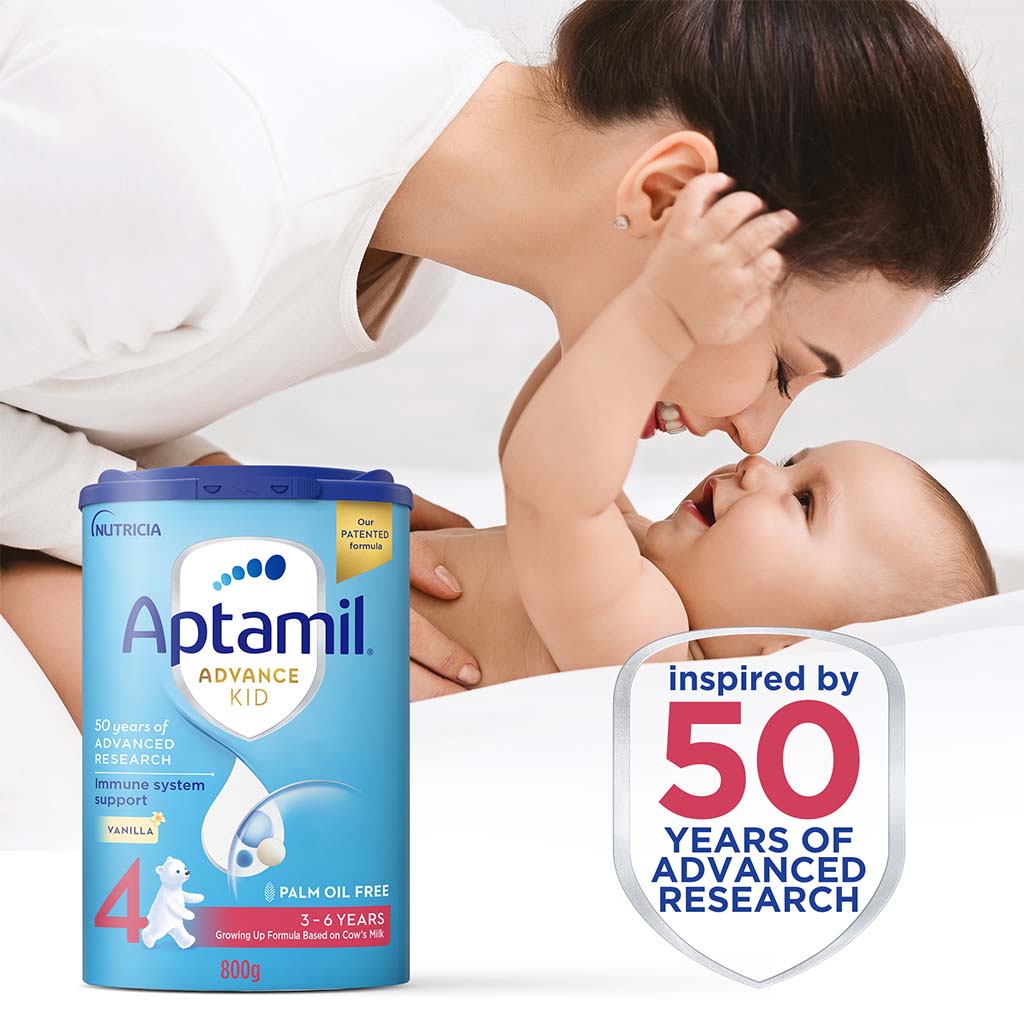Aptamil Advance Stage 4 Palm Oil Free Growing Up Kids Milk Formula For 3 To 6 Years 800g - Easy Pharmacy LLC