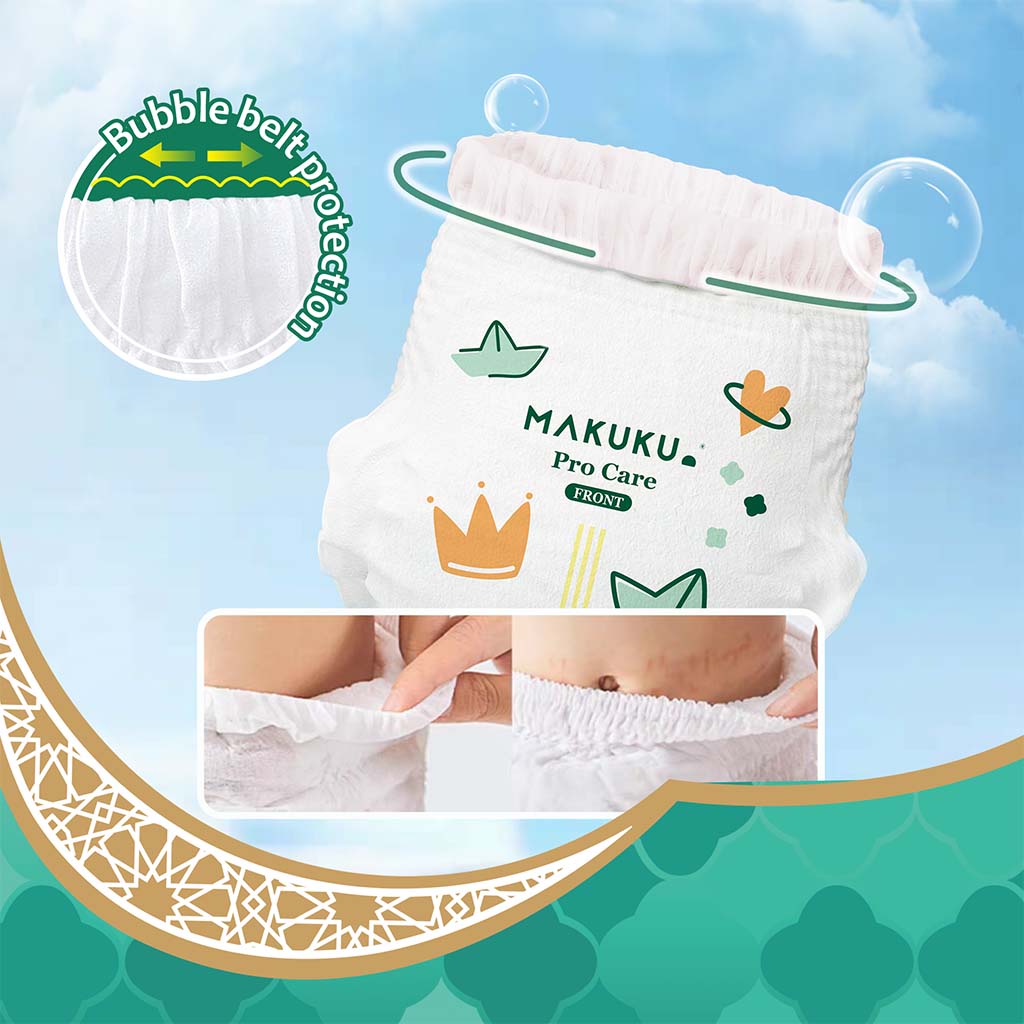 Makuku Pro Care Premium Baby Diaper Pants, Size 6, Double Extra Large (XXL) For 15+Kg, Pack of 30’s - Easy Pharmacy LLC