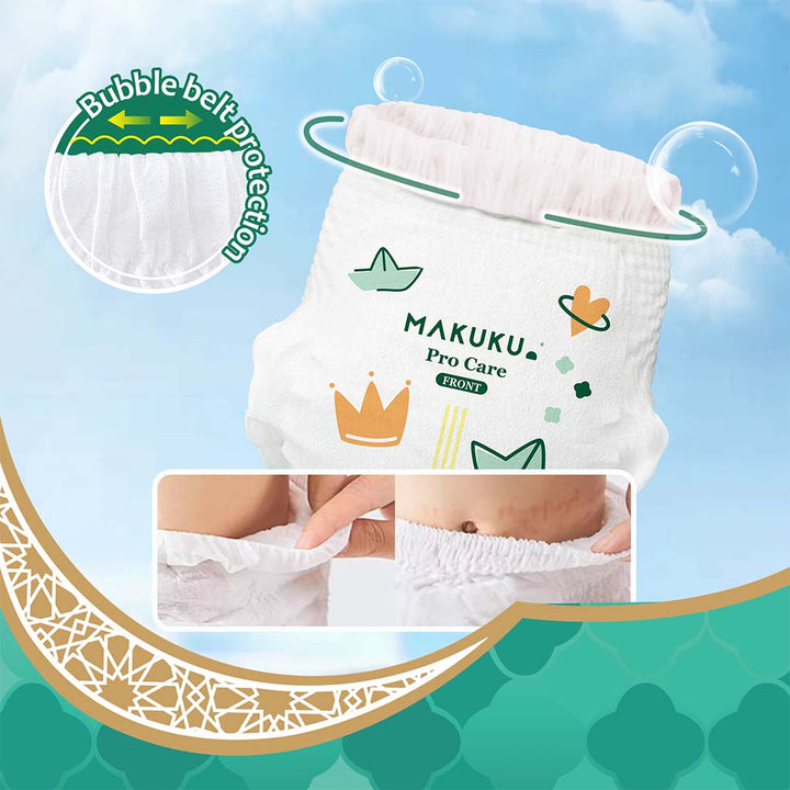 Makuku Pro Care Premium Baby Diaper Pants, Size 6, Double Extra Large (XXL) For 15+Kg, Pack of 30’s - Easy Pharmacy LLC