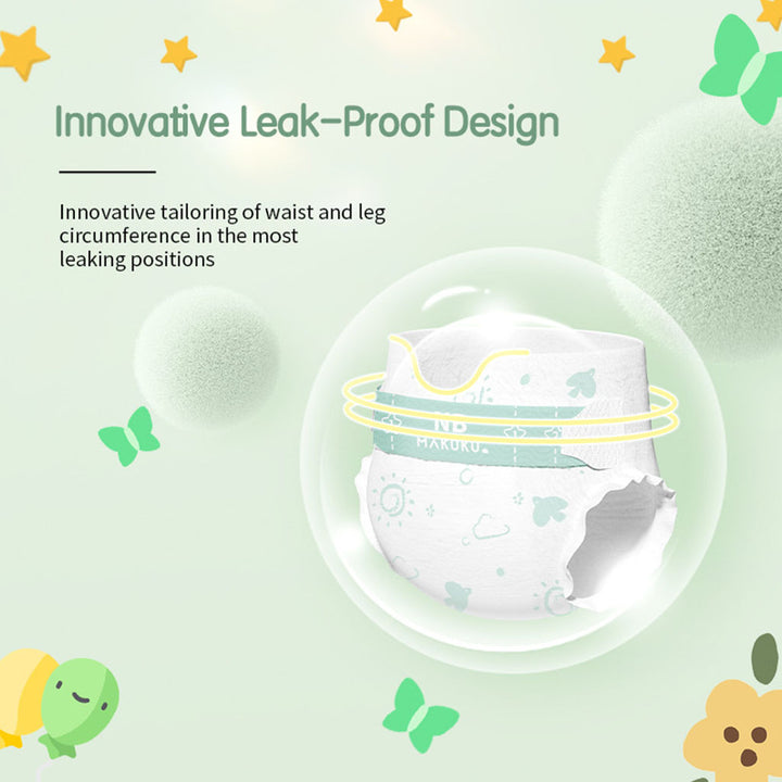Makuku Comfort Fit Baby Diaper Pants, Size 4, Large For 9 To 14Kg, JUMBO PACK of 26x 8’s - Easy Pharmacy LLC
