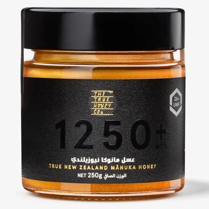 The True Honey Co Manuka Honey 1250+ MGO & 26+ UMF 250g - Easy Pharmacy LLC