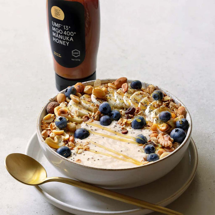 The True Honey Co Manuka Honey 400+ MGO & 13+ UMF Easy Squeeze Bottle 375g - Easy Pharmacy LLC